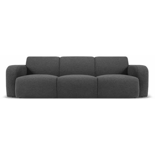 Micadoni Home Tamno siva sofa od bouclé tkanine 235 cm Molino –