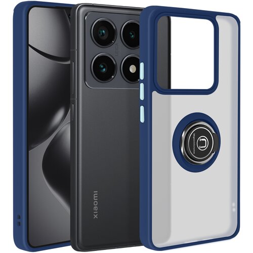 AVIZAR Ohišje za Xiaomi 14T Pro Kovinsko obročno video držalo, Modra noč, (5000014880) Cene