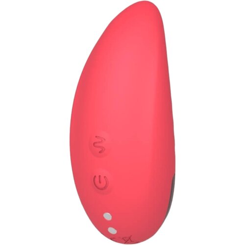 Vibeconnect - punjivi, vodootporni stimulator klitorisa (crveni) Slike