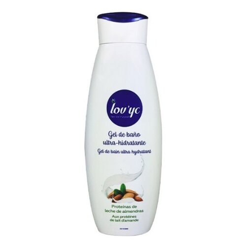Lovyc gel za tuširanje moisturizing almond milk 750 ml Cene