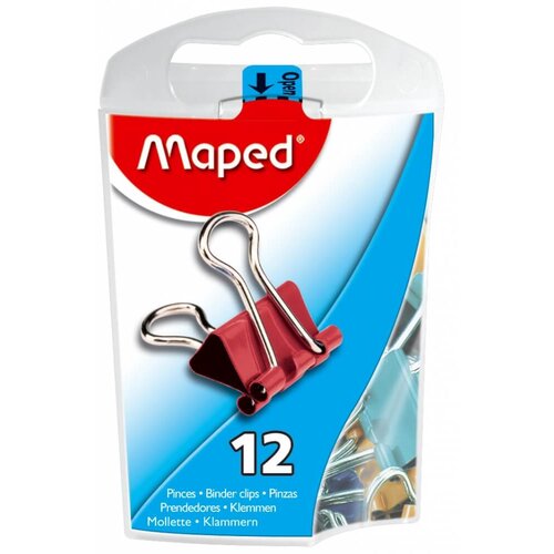 Maped Spenjalke za papir binder, 15 mm, 12 kosov Slike