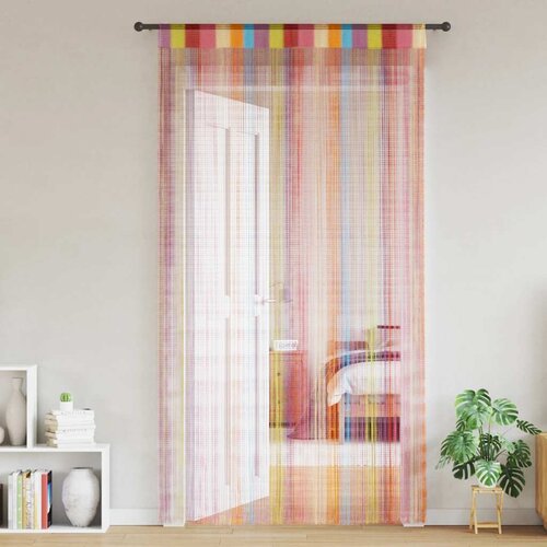 vidaXL Zavese iz nitk 2 kosa 100x250 cm večbarvne barve Cene