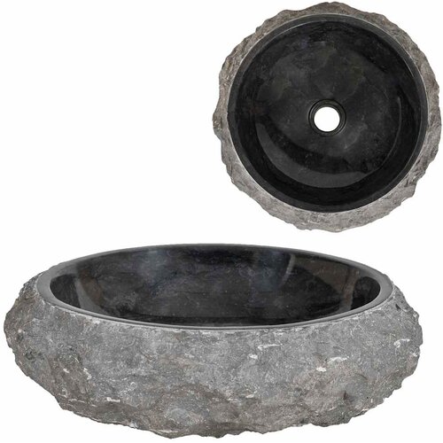  Umivaonik 40 x 12 cm mramorni crni Cene