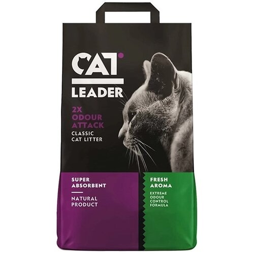 Geohellas cat Leader Classic 2x Odour Attack - Posip za mačke 5kg Slike