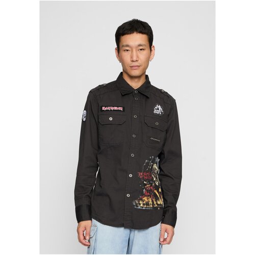 Brandit Men&amp;#039;s shirt IRM Luis black Slike