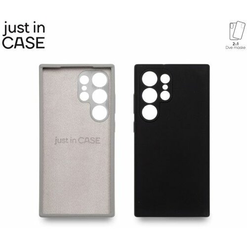 Just_in_Case 2u1 extra case mix plus paket maski za telefon samsung S24 ultra crni Slike