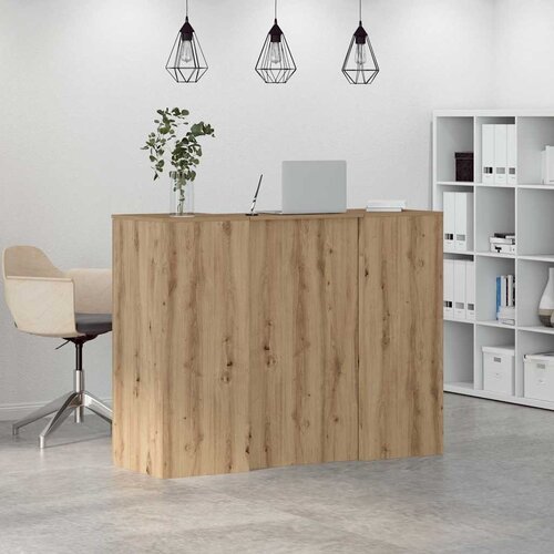  Recepcijski stol 135x50x103,5 cm od konstruiranog drva Slike