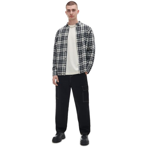 Cropp muška karirana košulja - Crna  4289W-99X Cijene