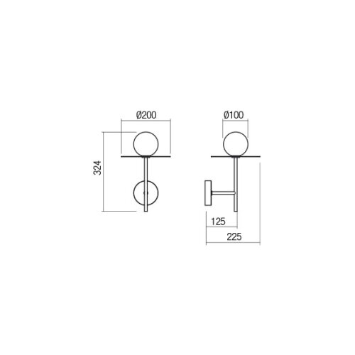  Redo 01-2725 - Zidna lampa PLATO 1xG9/10W/230V zlatna Slike