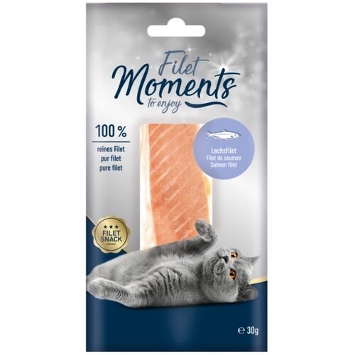 Moments poslastica za mačke Filet losos 30 g Slike