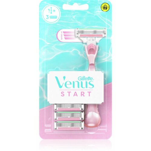 Gillette Venus Start ženski brijač drška + 3 dopune Slike