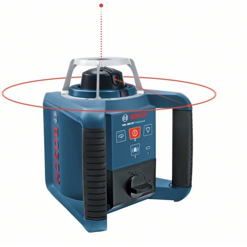 Bosch rotacioni laser grl 300 hv+građevinski stativ bt 300 hd+merna letva gr 240+Laserski prijemnik lr 1 profi kofer 061599403Y Slike