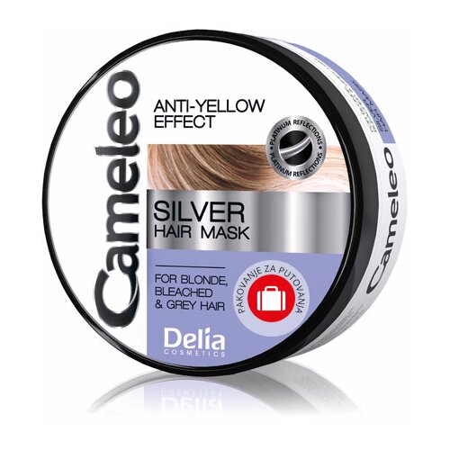 Delia CAMELEO BB - ANTI-YELLOW EFFECT - Silver maska za plavu, blajhanu i sedu kosu 200ml Cene