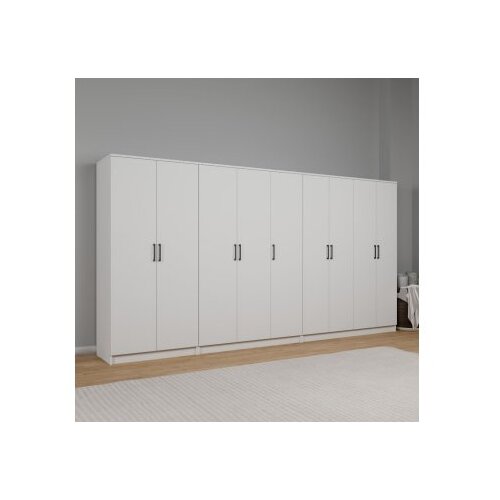 Hanah home Ormar Kardelen 1600-109, 340x180x51.8 cm, Bijeli Cene