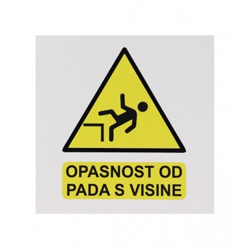 Master Naljepnica OPASNOST OD PADA SA VISINE 10x10cm M50883 Cijene