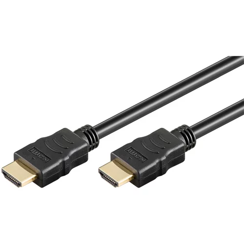 Goobay HDMI 2.0 pozlačen 20m črn kabel