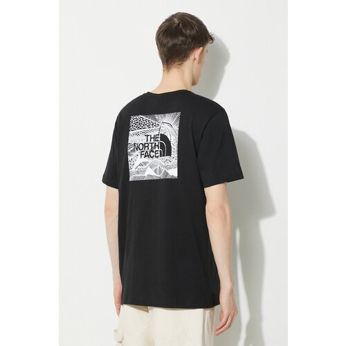 The North Face Bombažna kratka majica M S/S Redbox Celebration Tee mo&amp;scaron;ka, črna barva, NF0A87NVJK31 Slike