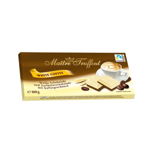 MAITRE TRUFFOUT Čokolada bijela sa okusom kafe 100g Cijene