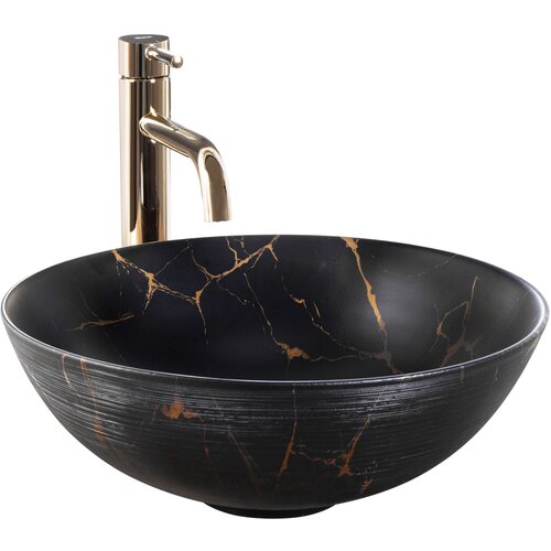 Rea Pultni umivalnik Stella Black Marble Brush Cene