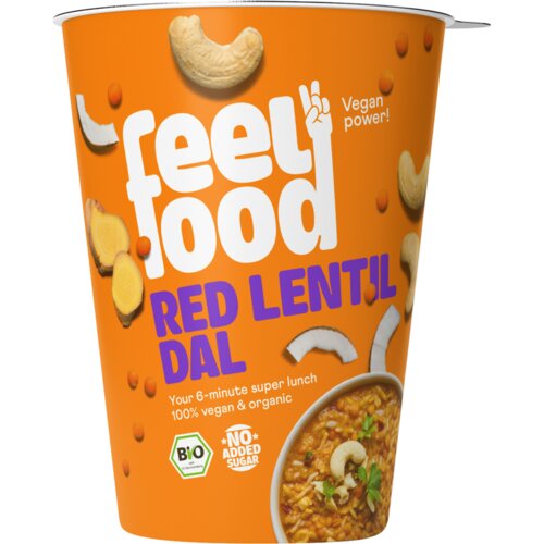 BIO Instant Lunch - Red Lentil Dal - 85 g Slike