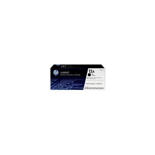 HP &amp;quot;12AD Laserjet Original Toner schwarz Standardkapazitt 2 x 2.000 Seiten 2er-Pack&amp;quot; Slike