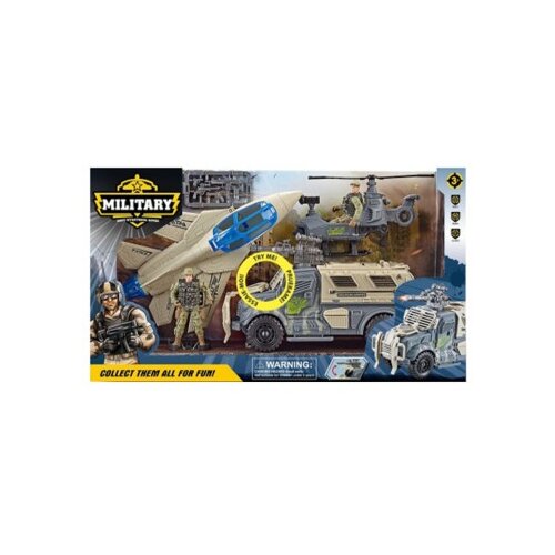  Vojni set vozila - avion, helikopter i kamion ( 1040544 ) Cene