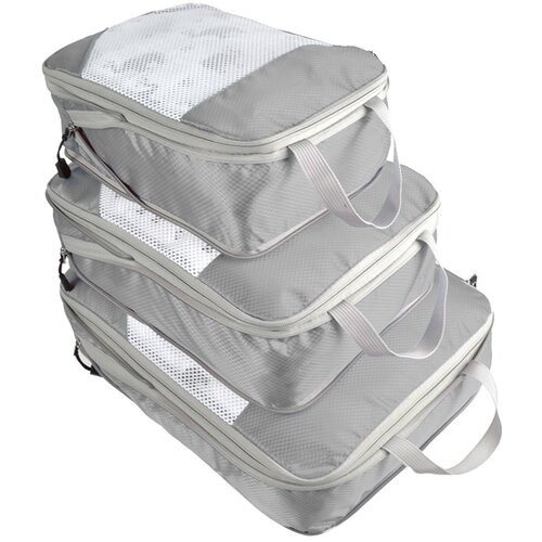 INF organizator set za kovčke - pakirne kocke za kovček / set 3 kos grey, (21246978) Cene