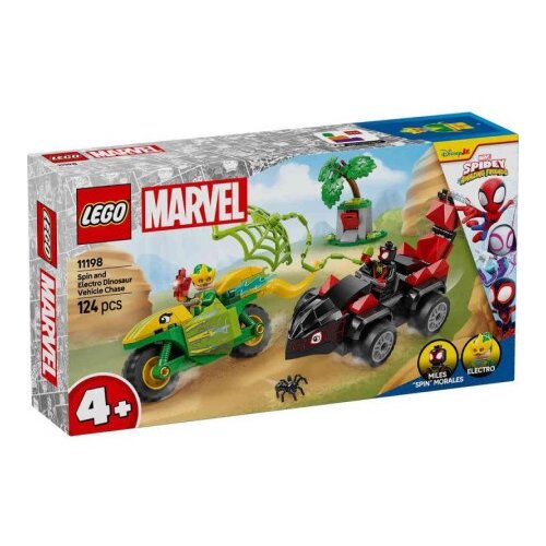Lego spidey spin and electro dinosaur vehicle chase ( LE11198 ) Cene