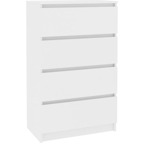 Maison Chic Komoda - Predalnik bela 60x35x98,5 cm konstruiran les, (21716473) Slike