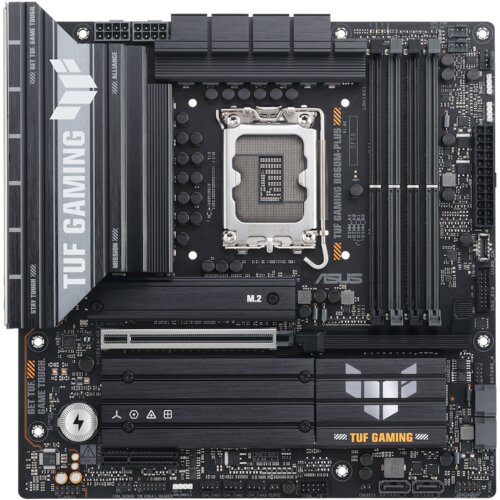 Asus TUF GAMING B860M-PLUS LGA1851 mATX osnovna plo&amp;scaron;ča - Intel B860, 4xDDR5, 3xM.2, 4xSATA, 2.5Gb LAN, 1xDP, 1xHDMI, 1xUSB 20Gbps port (USB Type-C), Aura Sync - 90MB1JW0-M0EAY0 Slike