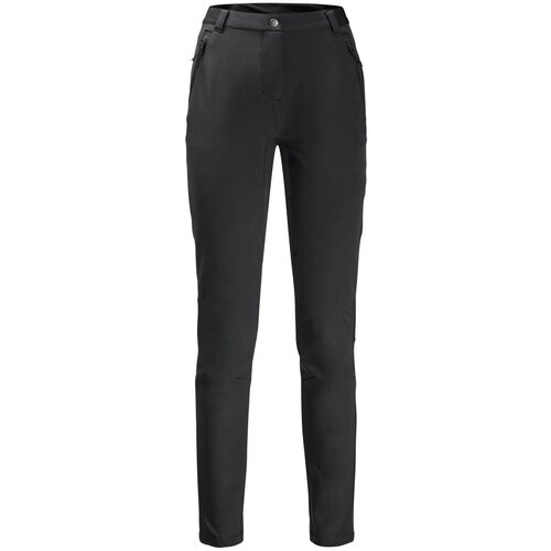 Jack Wolfskin GEIGELSTEIN SLIM PANTS W, ženske pantalone za planinarenje, crna 1507741 Slike