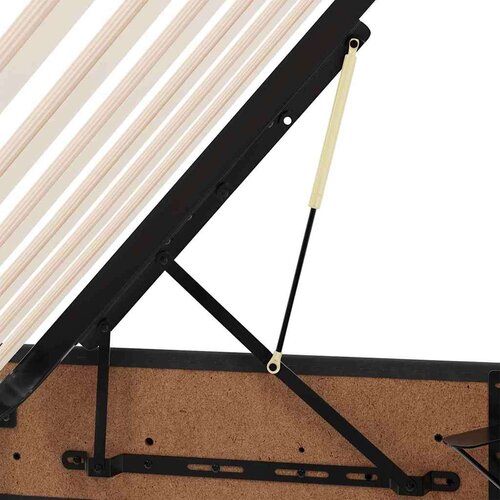  Krevet s od storage s madracem Crna 90 x 190 cm Bar&amp;scaron;un Slike