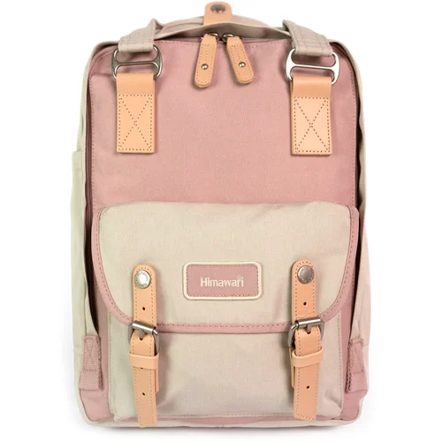 Himawari Unisex's Backpack tr24080-5 Grey Pink