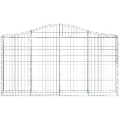 Obokane gabion košare 11kosov 200x30x100/120cm pocinkano železo Cene