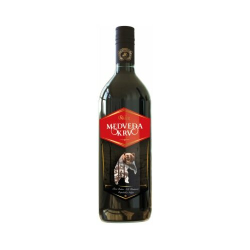 Rubin medveđa krv crno vino 1L staklo Cene