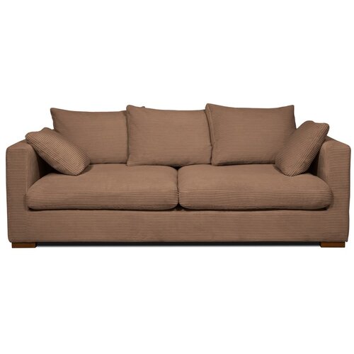 Scandic Svjetlo smeđa sofa od samta 220 cm Comfy &amp;ndash; Slike
