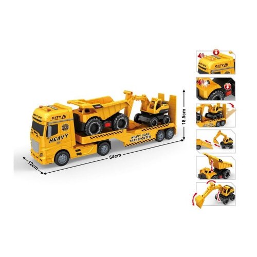 Ittl kamion tegljač sa građevinskim mašinama ( 410123 ) Cene