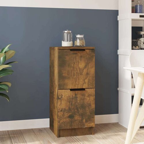  Komode boja dimljenog hrasta 30x30x70cm konstruirano drvo Cijene