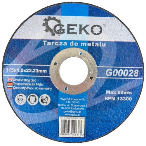 Geko Tanka plo&scaron;ča za rezanje 115mm, (21029891) Cene