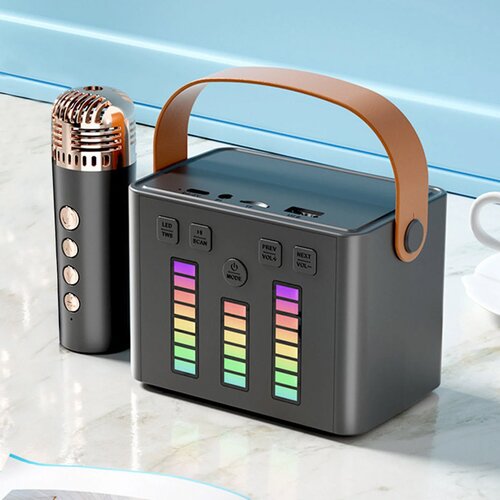  bluetooth zvučnik karaoke set sa mikrofonom Q-2 crni Cene