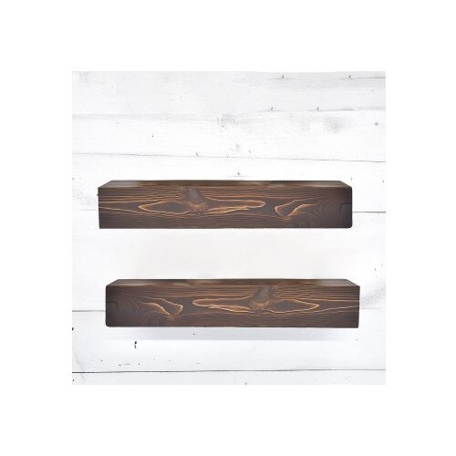 Hanah home Raf272 wooden decorative wooden wall shelf Slike