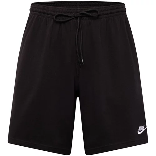 Nike Sportswear Hlače 'CLUB' crna / prljavo bijela