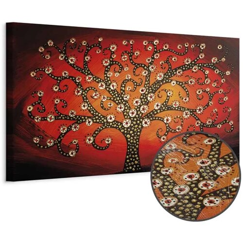  Slika - Fiery Tree (1 Part) Narrow 150x50 Cene