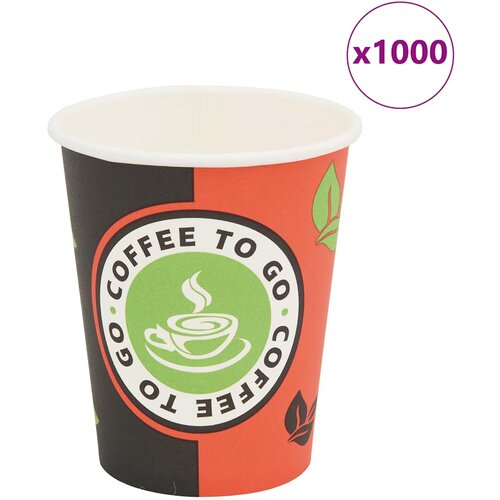  1000 kom Jednokratne Papirnate Šalice za Kavu 240 ml Cene