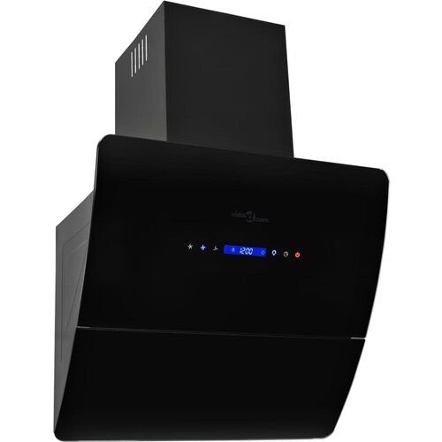 vidaXL Stenska kuhinjska napa nerjaveče jeklo 756 m³/h 60 cm črna, (20989074) Cene