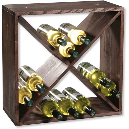 Kesper KSP69241 polica za vino borovo drvo 50X50X25cm