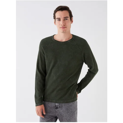 LC Waikiki Crew Neck Long Sleeved Men's Knitwear Sweater