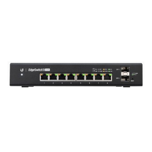 Ubiquiti EdgeSwitch 8-150W 8 gigabit PoE ports, 2x SFP ( UQ075 ) Cene