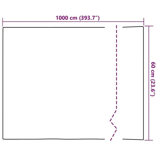  Statička folija za prozore Frosted siva 60 x 1000 cm PVC - Matirana siva 10 m 60 cm Cijene