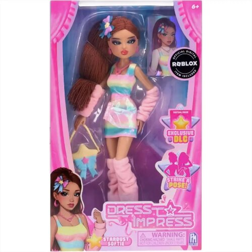 Mga Entertainment Phatmojo Dress to Impress modna lutka - Stardust Softie s DLC kodom Slike